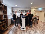 Ein Roboter-Kellner mitten in der Stadt Zürich